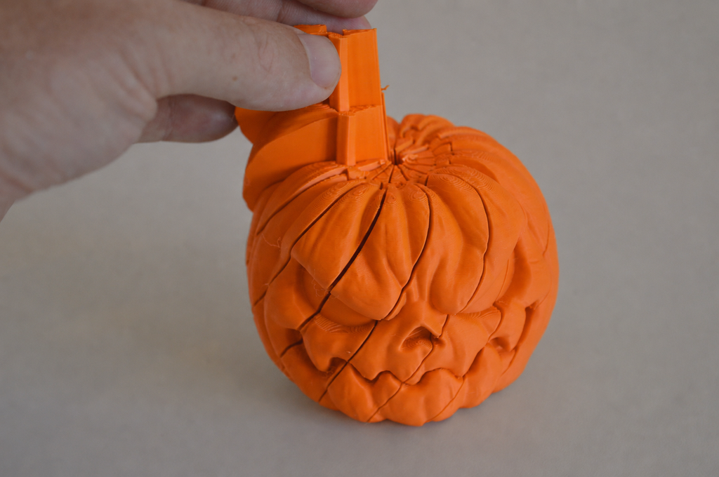 3D Printed Pumpkin Slime Fidget