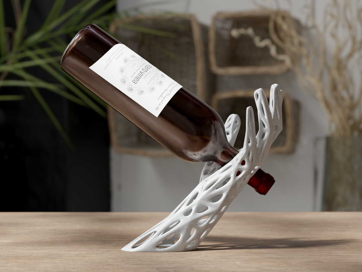 Skeletal Bottle Holder Hand