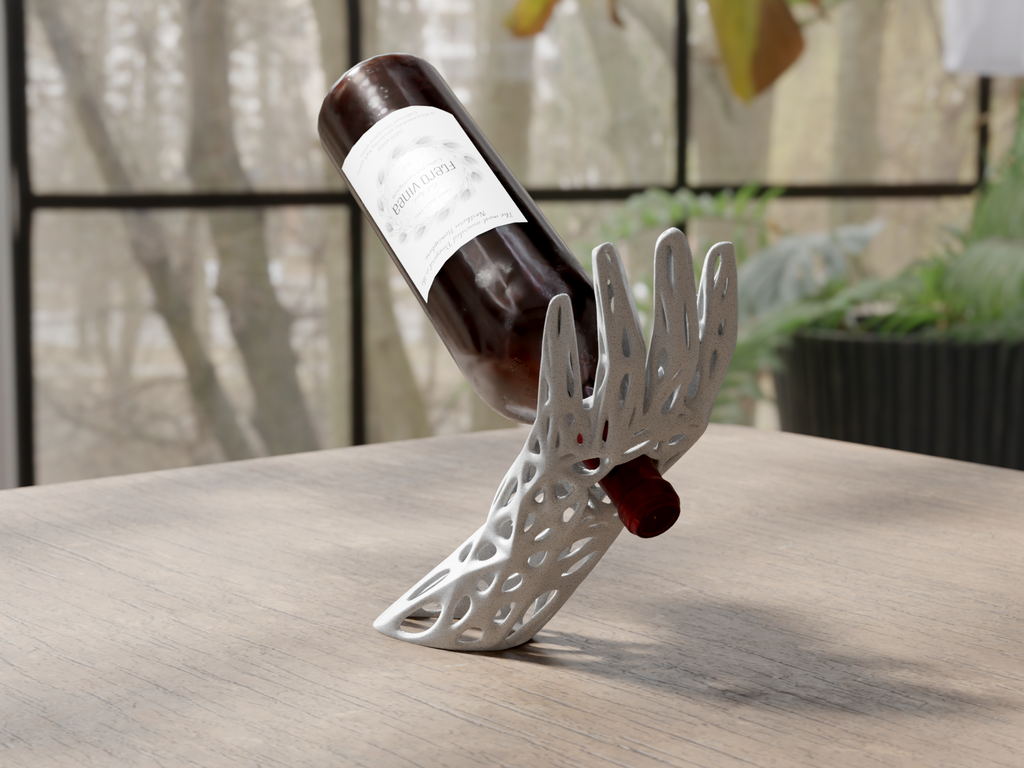 Skeletal Bottle Holder Hand