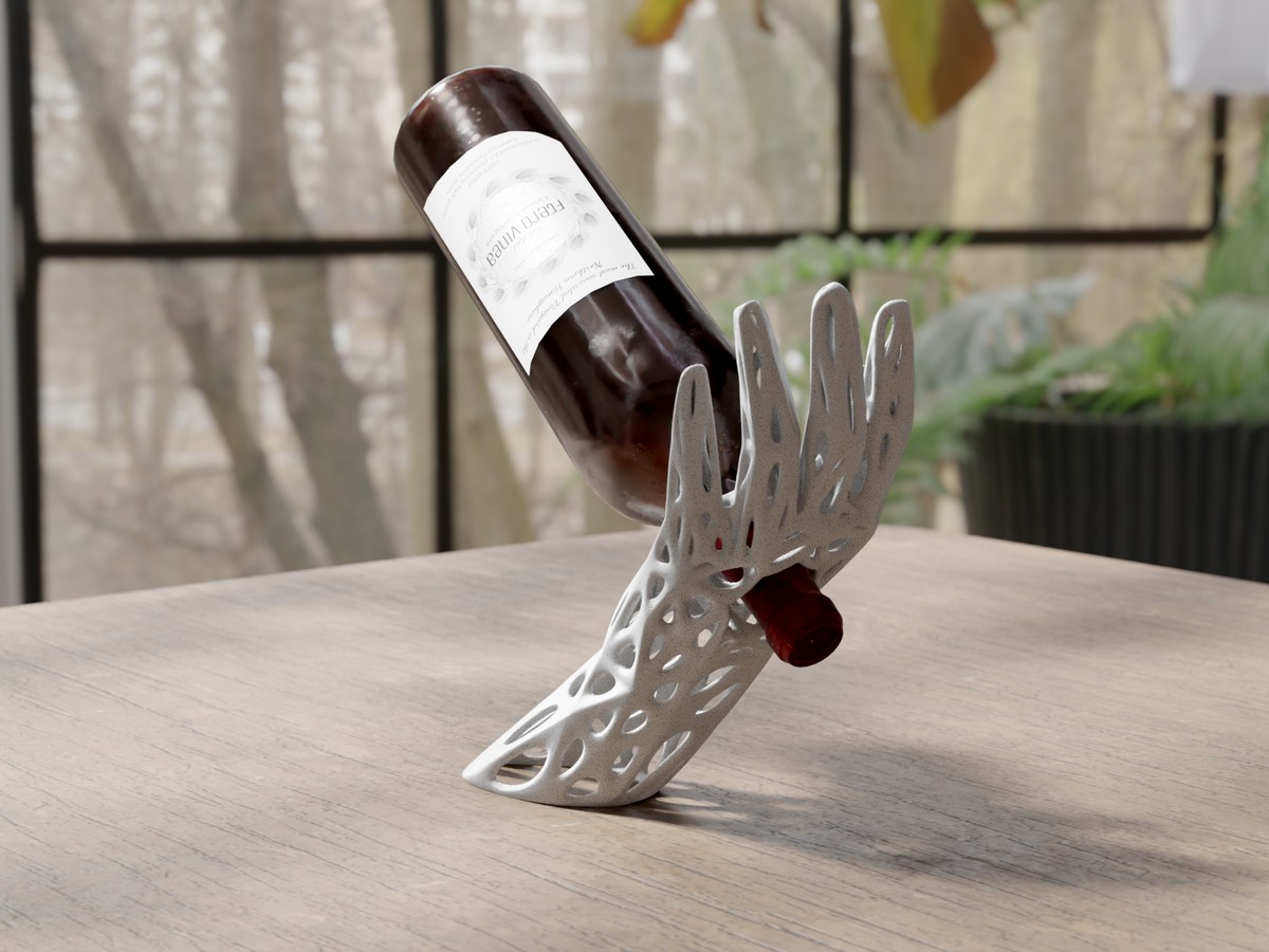 Skeletal Bottle Holder Hand